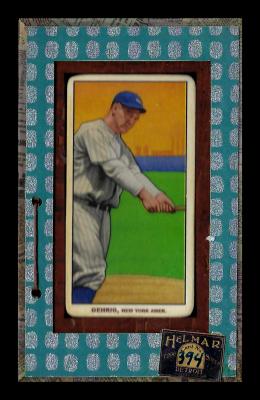 Picture, Helmar Brewing, T206-Helmar Card # 394, Lou GEHRIG, Bat outstretched, New York Yankees