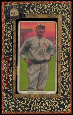 Picture, Helmar Brewing, T206-Helmar Card # 40, Heinie Groh, Standing, Cincinnati Reds