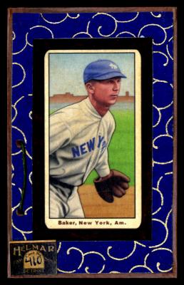 Picture, Helmar Brewing, T206-Helmar Card # 410, Frank BAKER (HOF), Glove outstretched to side, New York Yankees