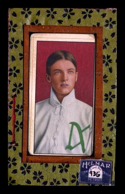 Picture, Helmar Brewing, T206-Helmar Card # 436, Christy MATHEWSON (HOF), Red Background, Norfolk Phenoms