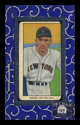 Picture, Helmar Brewing, T206-Helmar Card # 437, Carl HUBBELL, Black cap, sleeve, New York Giants