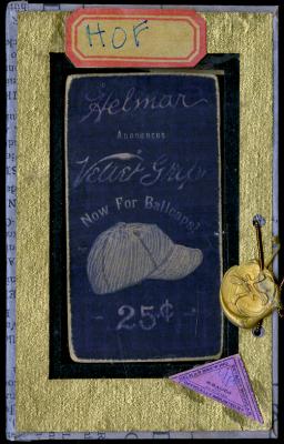 Picture, Helmar Brewing, T206-Helmar Card # 470, Monte IRVIN, Mustard colored background, Almendares Scorpions