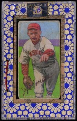 Picture, Helmar Brewing, T206-Helmar Card # 498, Dutch Ruether, Posed pitching , Mission Reds