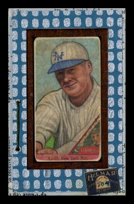 Picture, Helmar Brewing, T206-Helmar Card # 504, Bennie Kauff, Bat forward, New York Giants