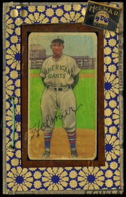 Picture, Helmar Brewing, T206-Helmar Card # 506, Lou Dials, Hands behind, Chicago American Giants