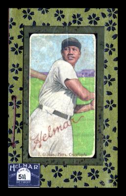 Picture, Helmar Brewing, T206-Helmar Card # 511, Josh GIBSON (HOF), Batting follow through, Pittsburgh Crawfords