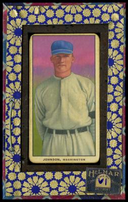 Picture, Helmar Brewing, T206-Helmar Card # 61, Walter JOHNSON (HOF), Standing, Washington Senators