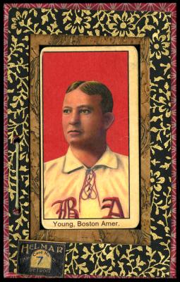 Picture, Helmar Brewing, T206-Helmar Card # 7, Cy YOUNG (HOF), Portrait, Boston Red Sox