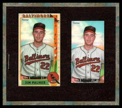 Picture, Helmar Brewing, This Great Game 1960s Card # 104, JIM PALMER, Hands on hips, belt up, Baltimore Orioles