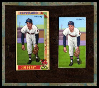 Picture, Helmar Brewing, This Great Game 1960s Card # 226, Jim Perry, Leaning far forward , Cleveland Indians