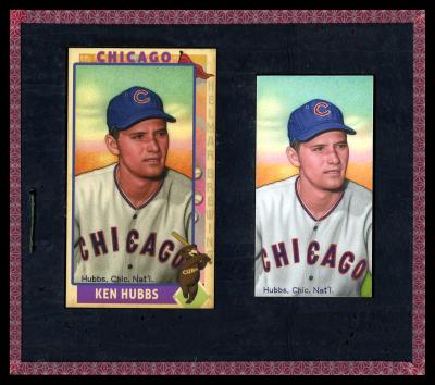 Picture, Helmar Brewing, This Great Game 1960s Card # 32, Ken Hubbs, Chest up, looking to left, Chicago Cubs