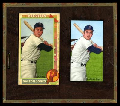 Picture, Helmar Brewing, This Great Game 1960s Card # 56, Dalton Jones, Facing viewer, batting stance, Boston Red Sox